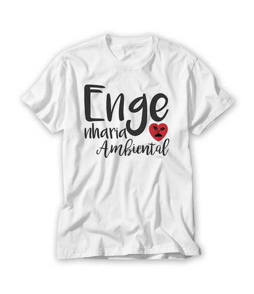 Camiseta Profissão-Engenharia Ambiental