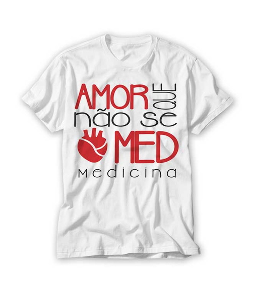 Camiseta Profissão -Medicina
