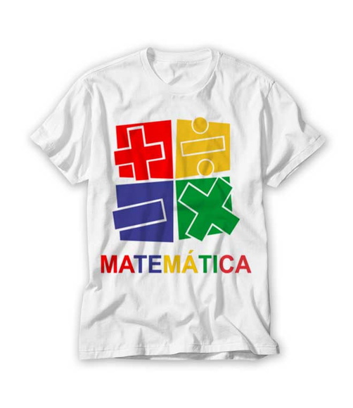 Camiseta Profissão - Matemática
