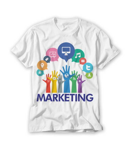 Camiseta Profissão -Marketing