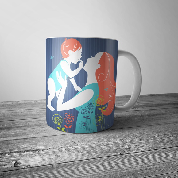 Caneca Porcelana Dia das Mães
