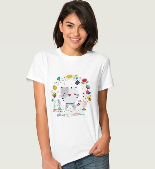 Camiseta Feminina Well Come to Meow - Imagem 2
