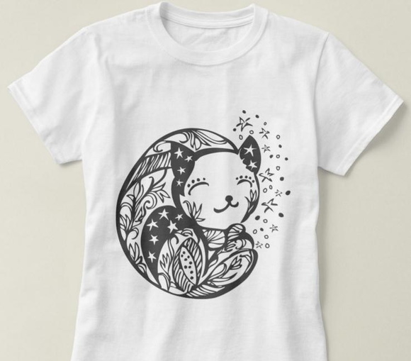 Camiseta Feminina Gato