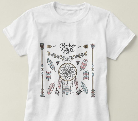 Camiseta Feminina Boho Style