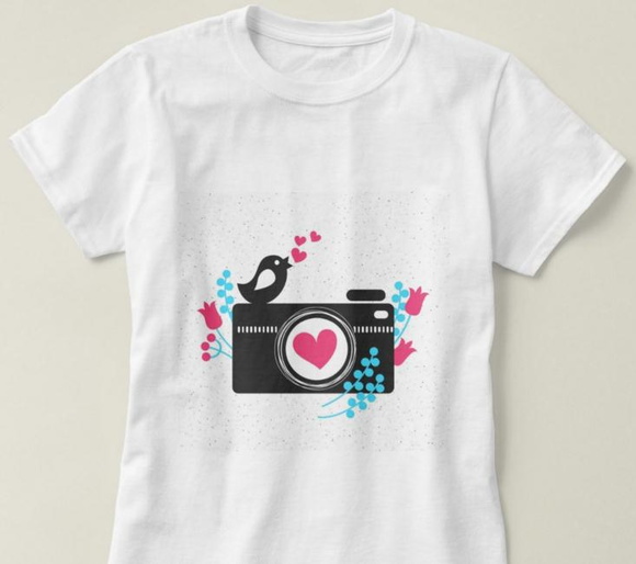 Camiseta Feminina Fotografia