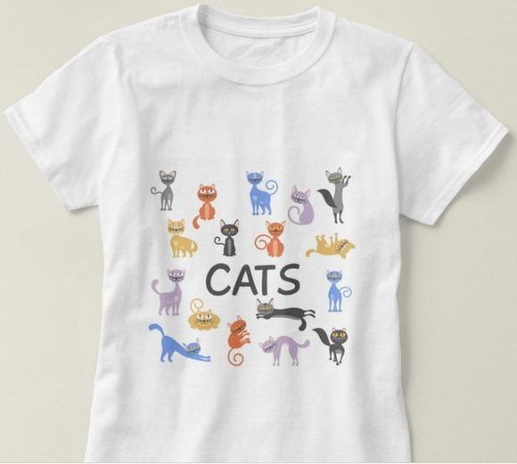 Camiseta Feminina Cats