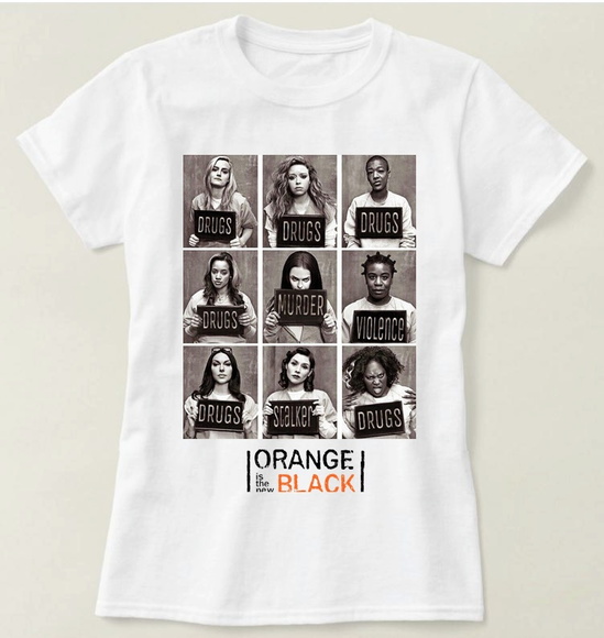 Camiseta Série Orange Black