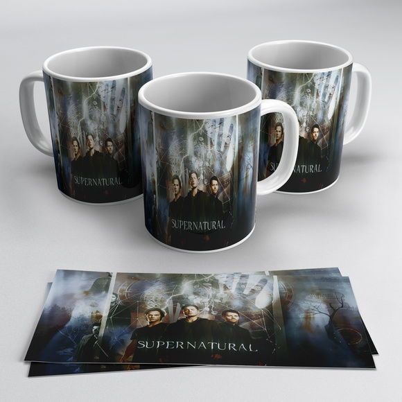 Caneca Porcelana Série SuperNatural
