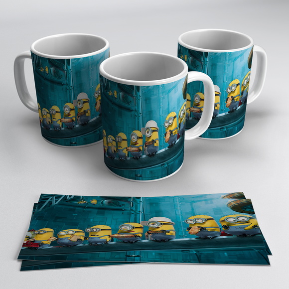 Caneca Porcelana Minions