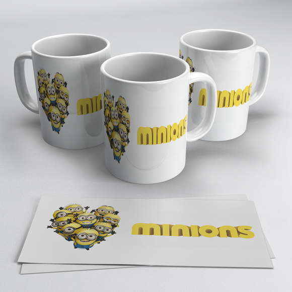 Caneca Porcelana Minions