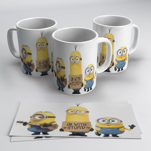 Caneca Porcelana Minions