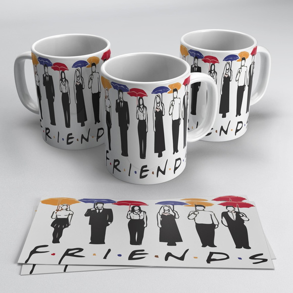 Caneca Porcelana Série Friends