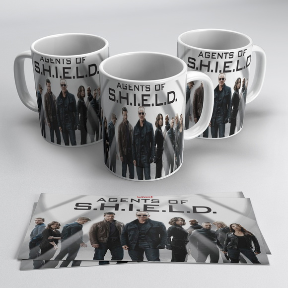 Caneca Porcelana Agentes da Shield