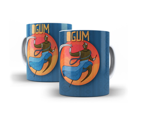 Caneca Personalizada Orixás - Ogum