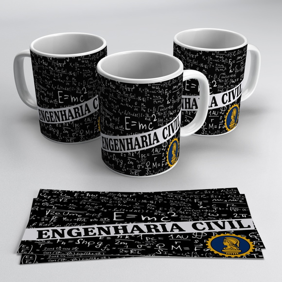 Caneca Profissões - Engenharia Civil