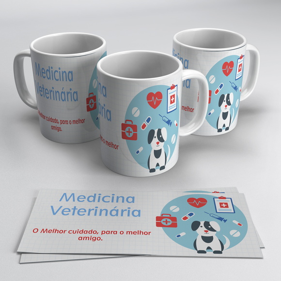 Caneca Profissões - Medicina Veterinária