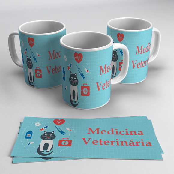 Caneca Profissões - Medicina Veterinária