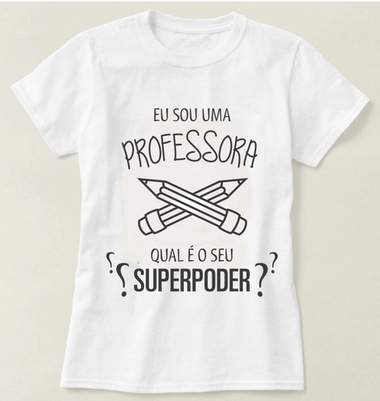 Camiseta Unissex Profissões (Professor)
