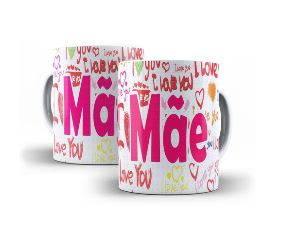 Caneca I Love You - Dia das Mães