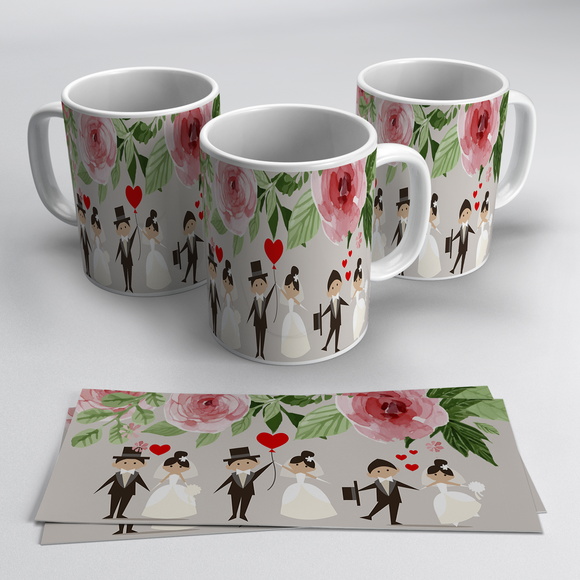 Caneca Personalizada para Casamento