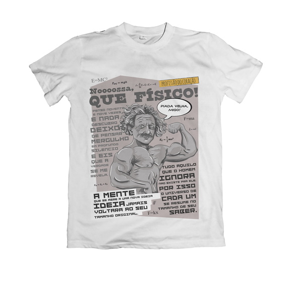 Camiseta Unissex Einsten