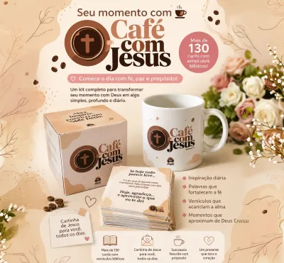 Arquivo Digital Kit café com Jesus