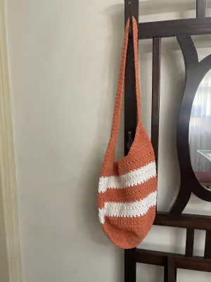 Bolsa saco de crochê