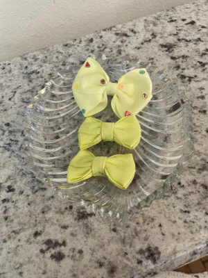 Kit laço infantil frutinhas