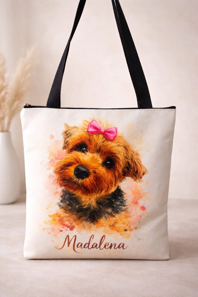 Sacola pet personalizada com foto e nome do seu pet - Imagem 1