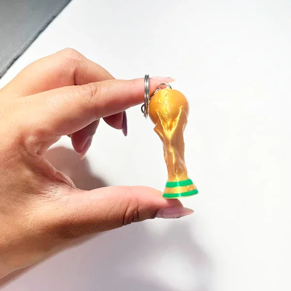 Chaveiro Mini Taça Copa do Mundo - Hexa Brasil / Futebol, Presente e Lembrancinha