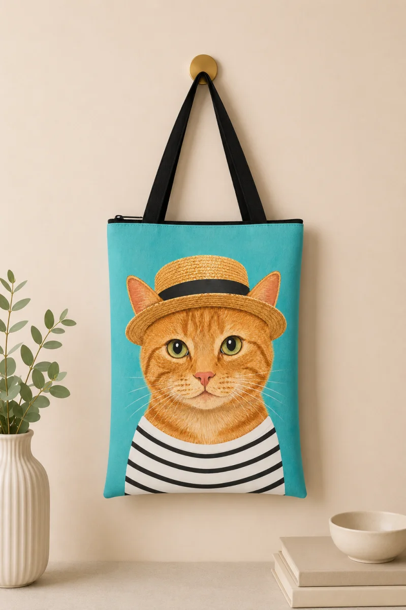 Lembrança pet sacolas com fotos de Pets raças cachorro gato - Imagem 2