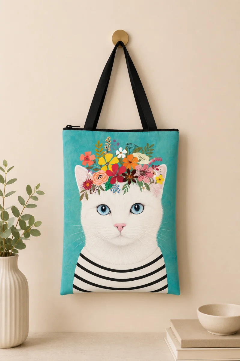 Lembrança pet sacolas com fotos de Pets raças cachorro gato - Imagem 1