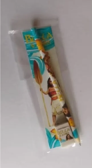 Kit lápis e borracha Moana lembrancinha festa infantil - Imagem 2