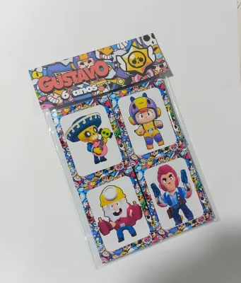 Joguinho da memória Brawl Stars lebrancinha de aniversário