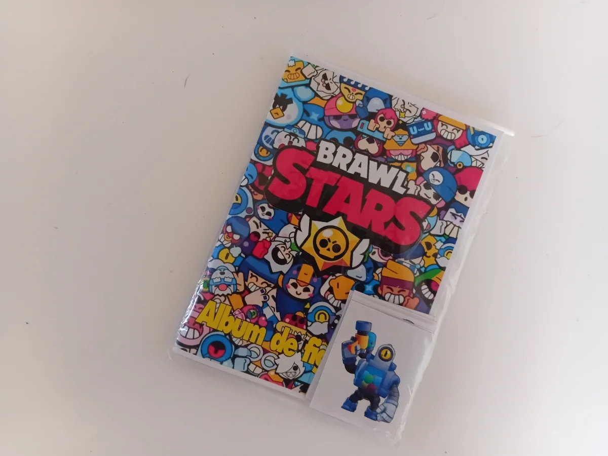 Albinho com adesivos brawl stars lembrancinha festa infantil - Imagem 2