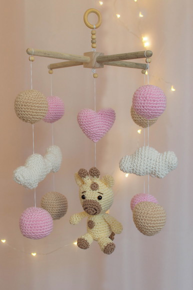 Mobile Amigurumi Girafinha