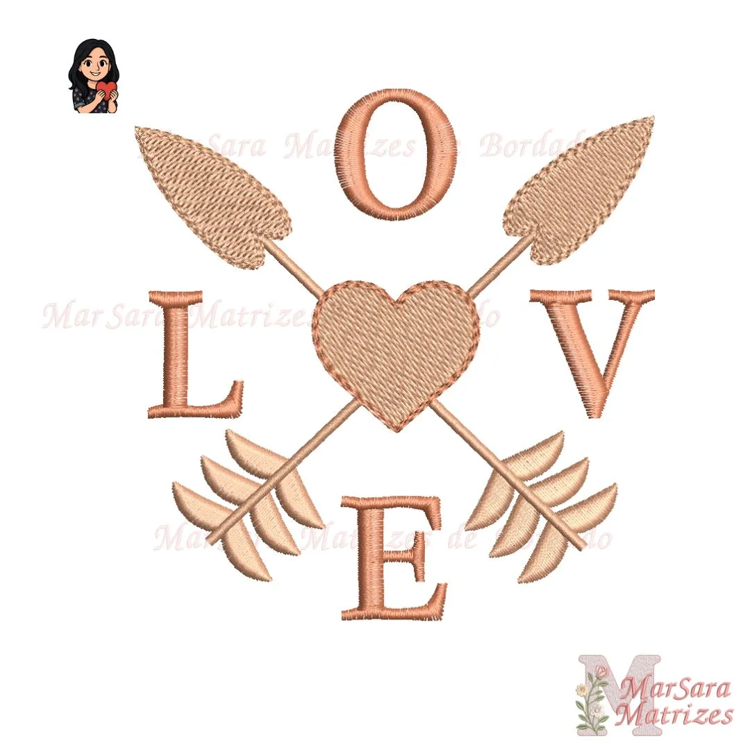 Matrizes de Bordado - Coleção do Amor com Corações - Imagem 7