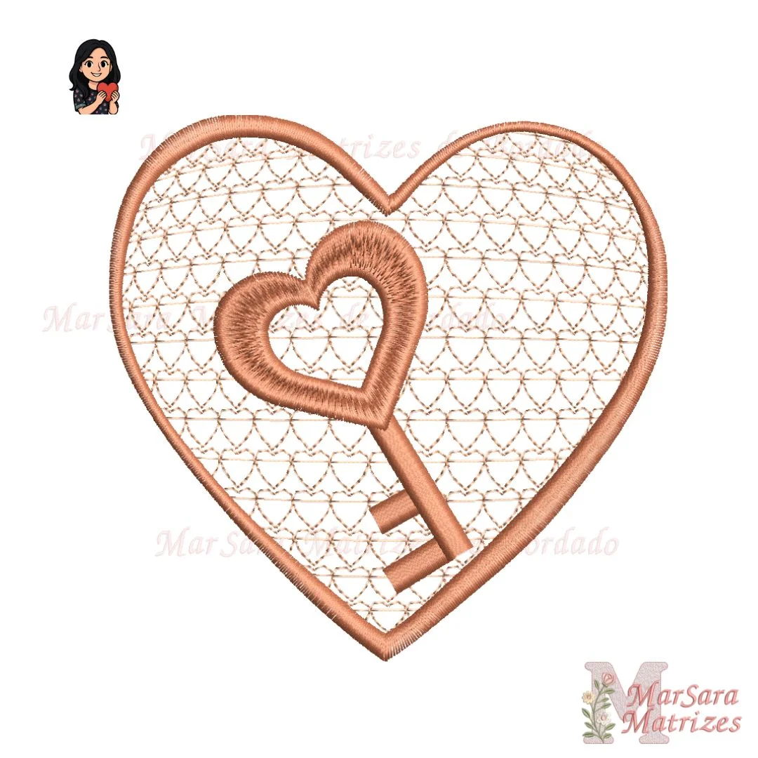 Matrizes de Bordado - Coleção do Amor com Corações - Imagem 3