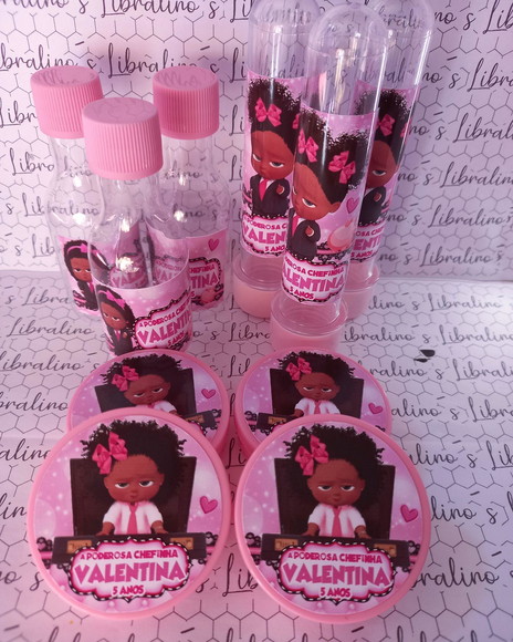 Kit Lembrancinhas Poderosa Chefinha Afro