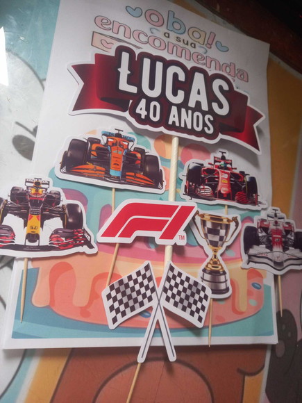 Kit Só Um Bolinho Fórmula 1 (f1) - Imagem 2