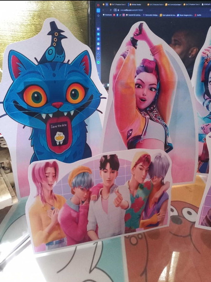 Super Kit Festa em Casa Guerreiras do K-pop Huntrix - Imagem 2