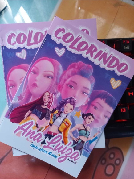 Revistinha Personalizada Guerreiras do K-pop (huntrix)