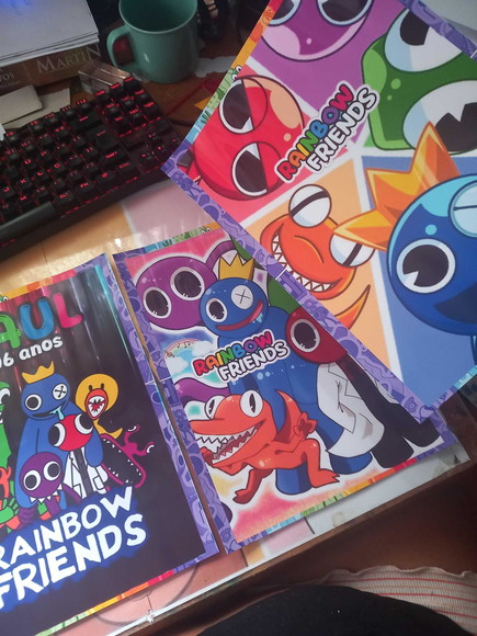 Kit Festa Só Um Bolinho Rainbow Friends - Imagem 3