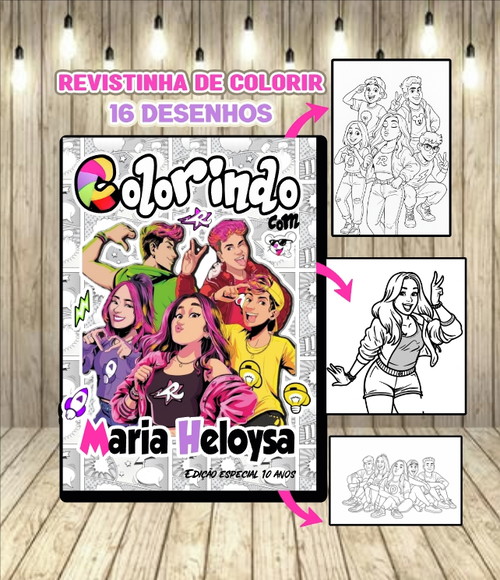 Revistinha Personalizada dos Rosas ( Emily Vick)
