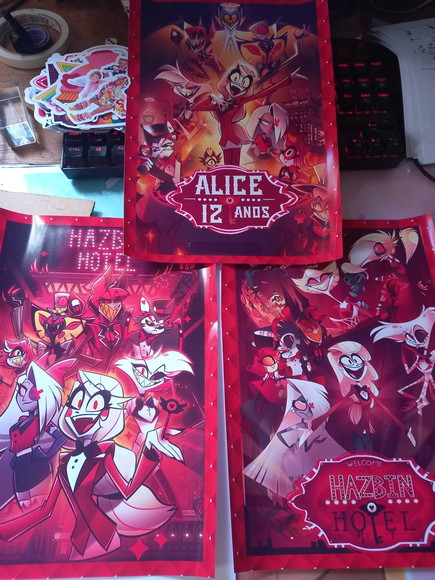 Kit Só Um Bolinho Hazbin Hotel - Imagem 4