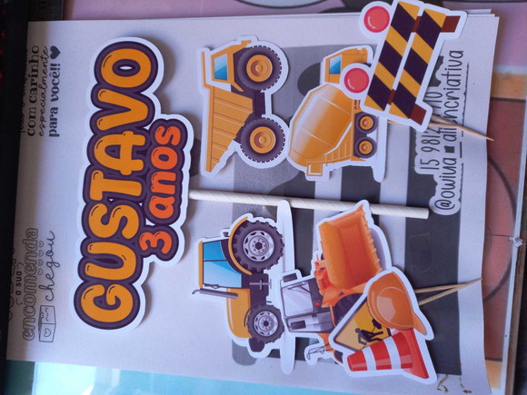 Kit Só Um Bolinho Trator - Imagem 2