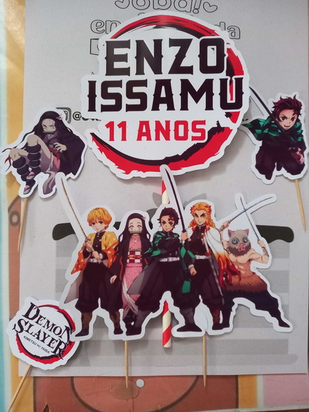 Kit Festa Só Um Bolinho Demon Slayers Kimetso no Yaba - Imagem 2