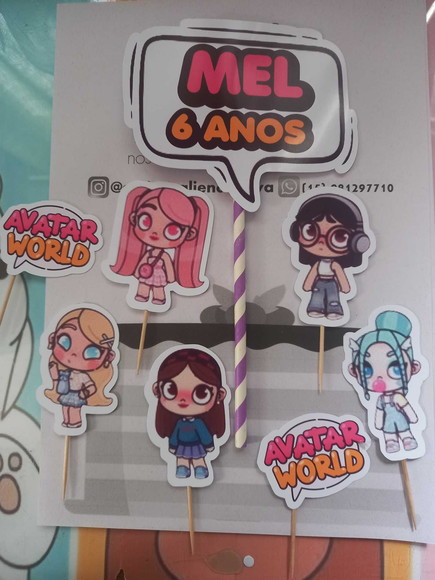 Kit Só Um Bolinho Avatar World - Imagem 2