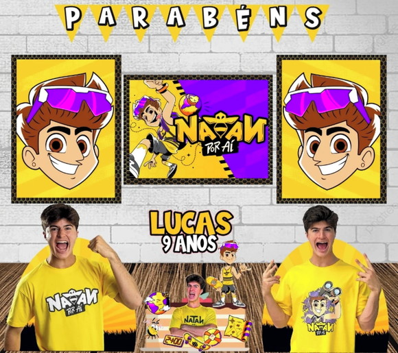 Kit Só Um Bolinho Natan Por Aí (youtuber)