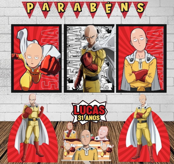 Kit Só Um Bolinho Saitama (one Punch Man)